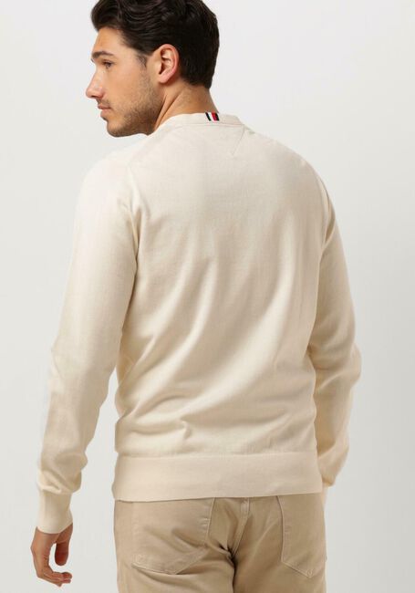 Gebroken wit TOMMY HILFIGER Trui 1985 CREW NECK SWEATER - large