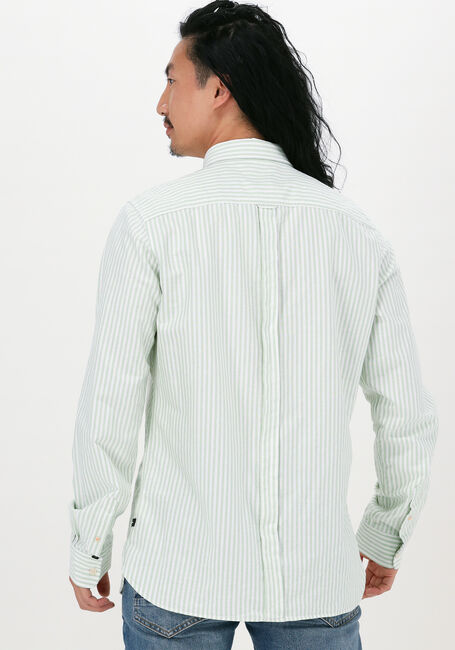 Groene SCOTCH & SODA Casual overhemd YARN-DYED STRIPED OXFORD SLIM - large