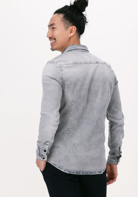 Grijze PUREWHITE Casual overhemd 22010201 - large