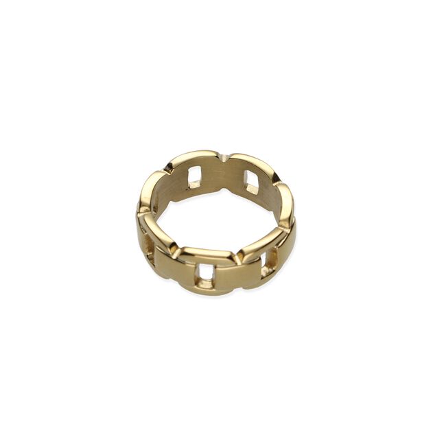 Goudkleurig NOTRE-V Ringen RING SCHAKEL ONE SIZE Goudkleurig NOTRE-V Ringen RING SCHAKEL ONE SIZE - large