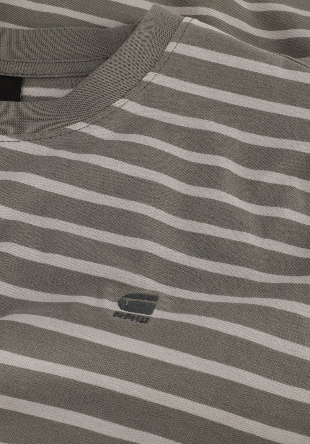 Grijze G-STAR RAW T-shirt STRIPE SLIM R T - large