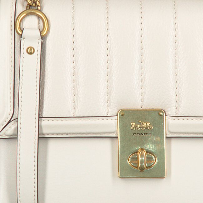 Witte COACH Schoudertas HUTTON SHOULDERBAG Witte COACH Schoudertas HUTTON SHOULDERBAG - large