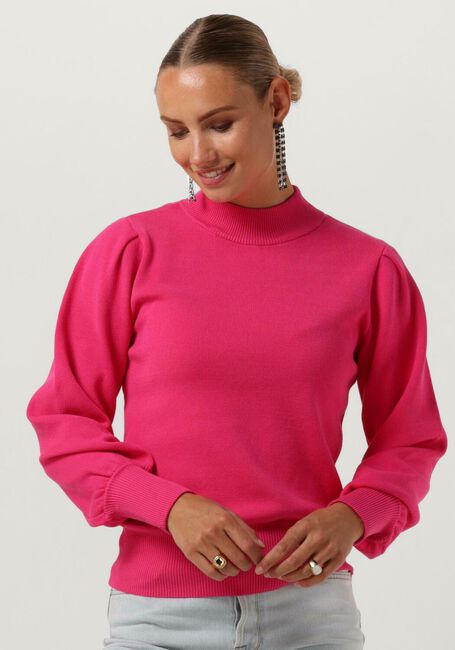 Fuchsia Y.A.S. Trui YASFONNY LS KNIT PULLOVER S.NOOS - large