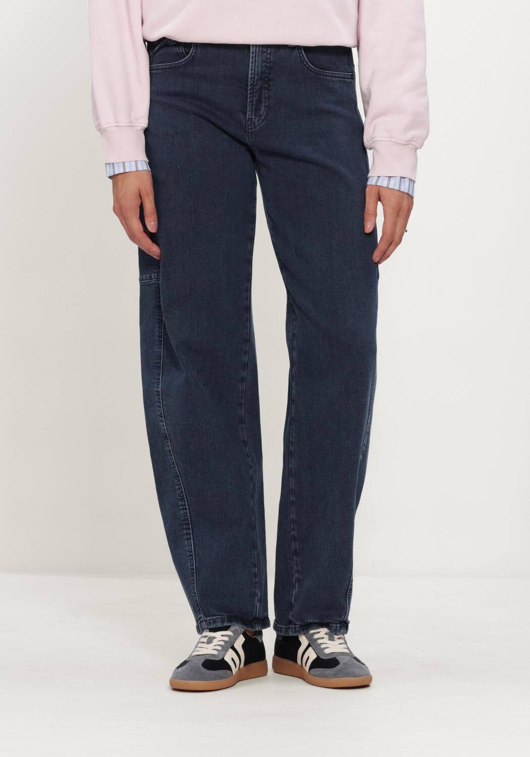 Blauwe CAMBIO Barrel jeans BAGGY TWISTED STUDIO87 - large