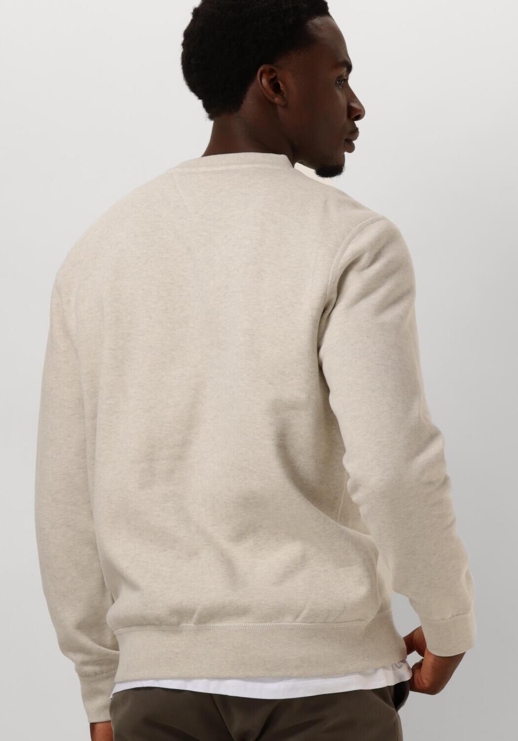 TOMMY HILFIGER Heren Truien & Vesten Essential Fleece Crewneck Beige