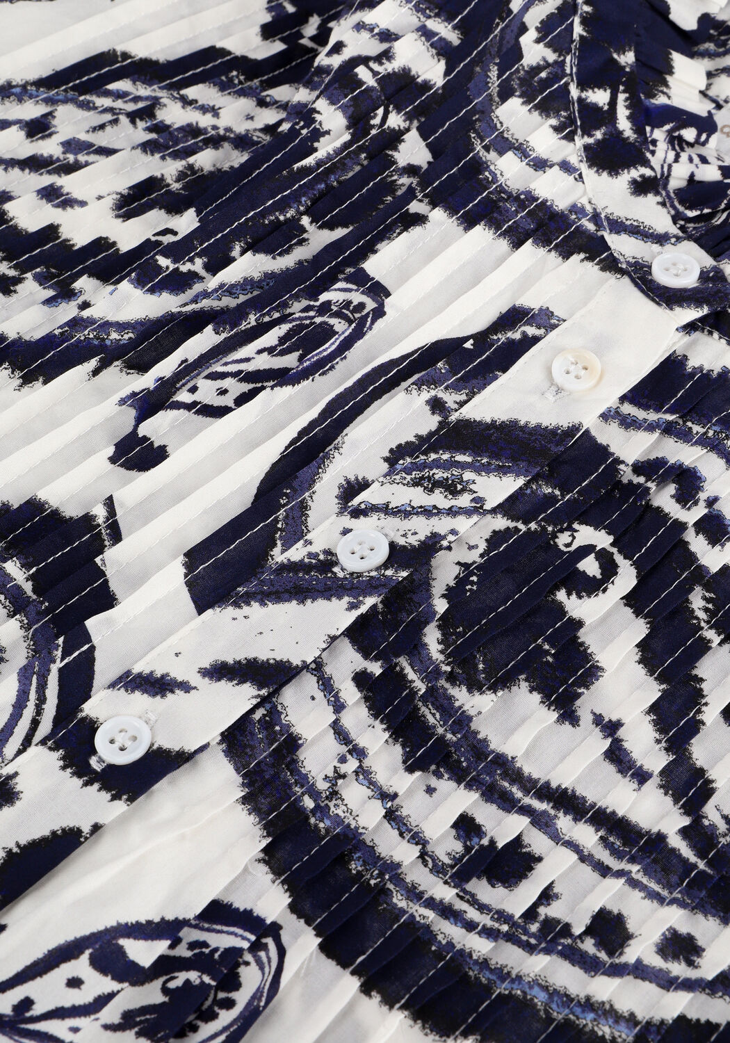 Zwarte DEA KUDIBAL Blouses LINE NS (CO) BLOUSE WITH RUFFLES - large