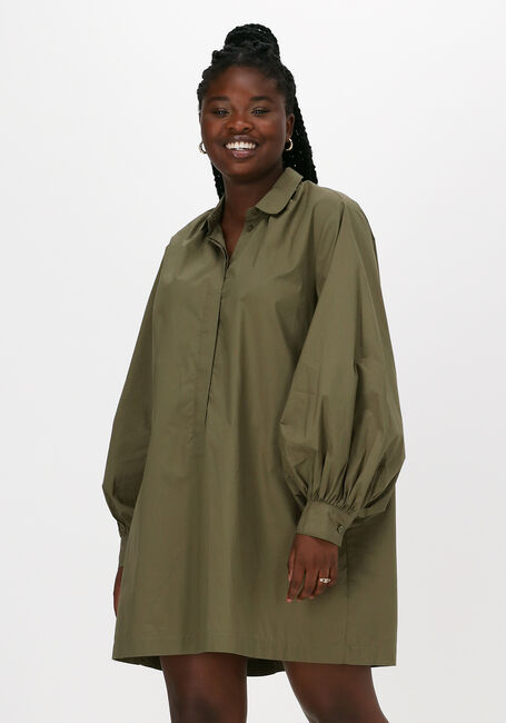Groene SECOND FEMALE Mini jurk TOTEMA TUNIC - large