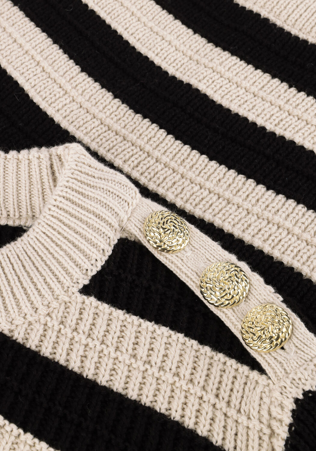 Beige Y.A.S. Trui YASSIRONI LS KNIT PULLOVER S. - large