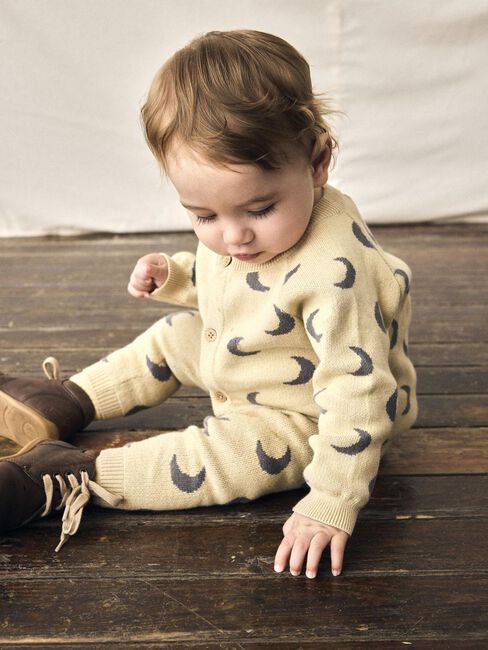 Creme LIL' ATELIER Legging NBMLULIO KNIT PANT LIL - large