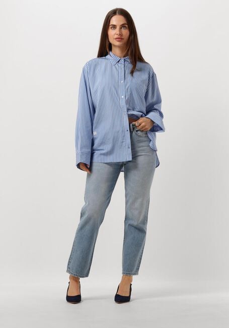 Blauwe MODSTRÖM Blouses KADIRMD STRIPE SHIRT Blauwe MODSTRÖM Blouses KADIRMD STRIPE SHIRT - large