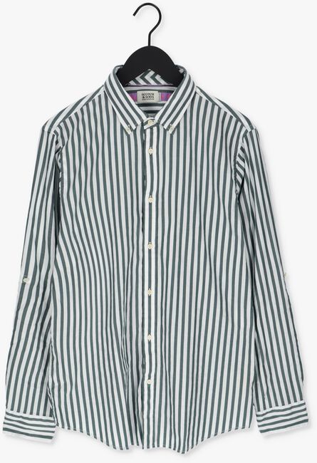 Groene SCOTCH & SODA Casual overhemd REGULAR-FIT STRIPED SHIRT - large