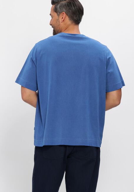 Blauwe FOR&Eacute;T T-shirt PARK LOOSE FIT T-SHIRT - large