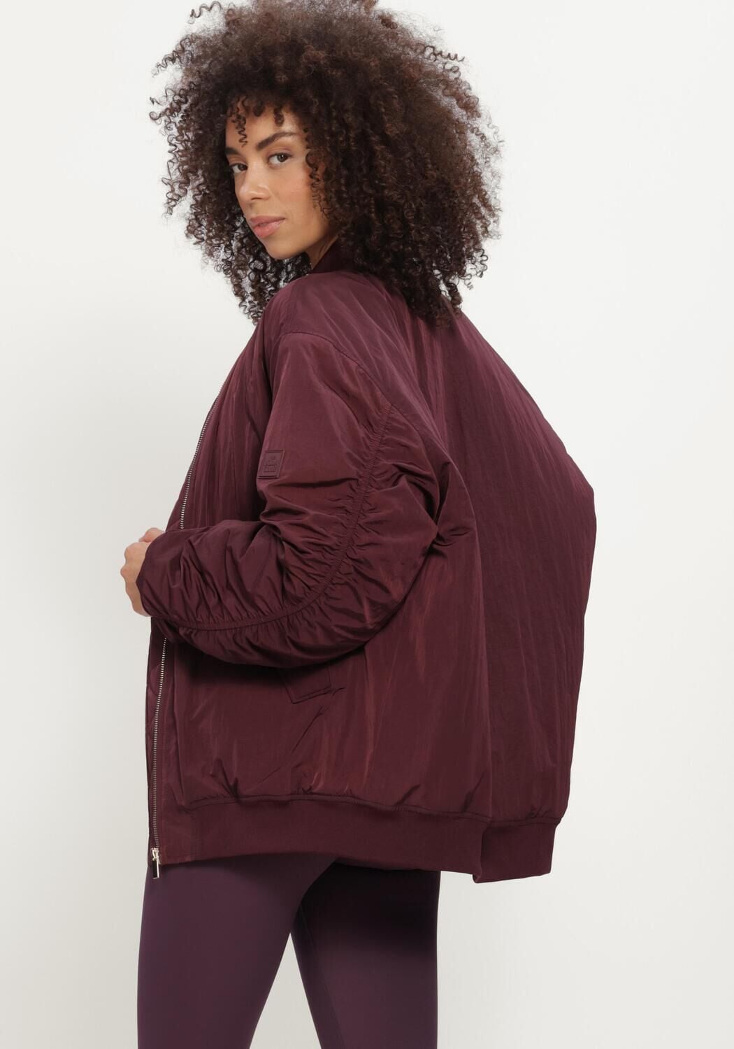 THE LOLA CLUB Dames Jassen Lina Bomber Bordeaux