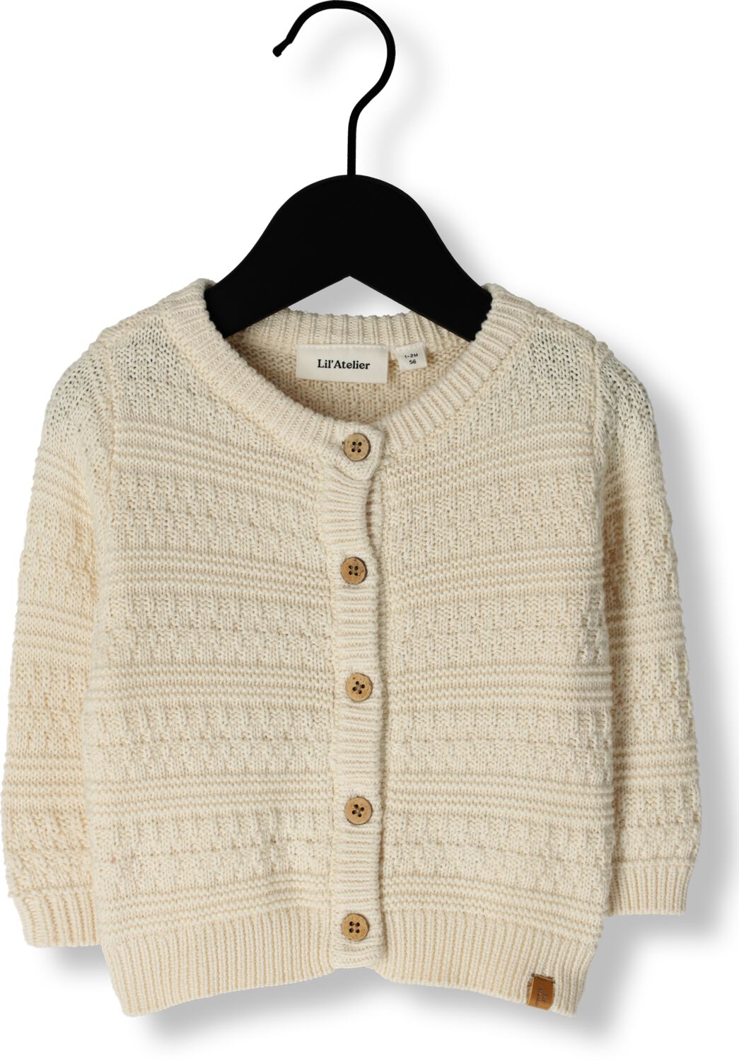 LIL' ATELIER Baby Truien & Vesten Nbmfrako Ls Knit Card Lil Beige