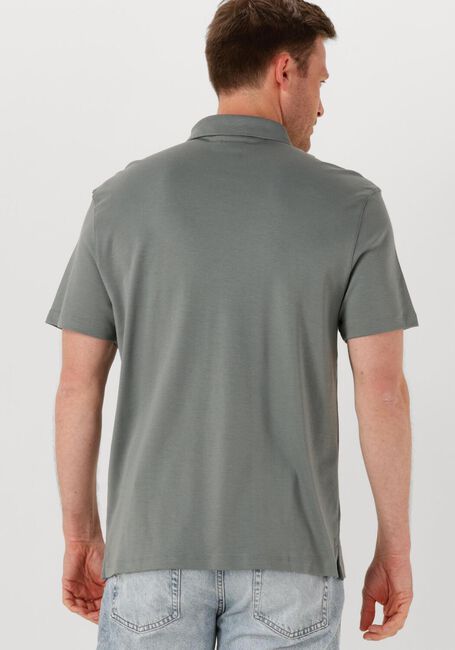 Grijze CALVIN KLEIN Polo SS SUPIMA CHEST EMB - large