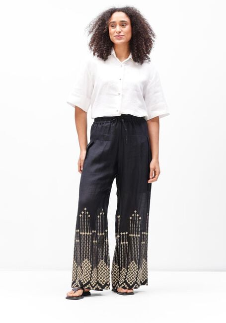 Zwarte GREEK ARCHAIC KORI Broeken S26K-4081083 - large