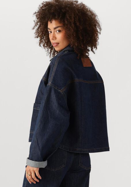 Donkerblauwe MY ESSENTIAL WARDROBE Spijkerjas MWMALLE 139 DECO DENIM JACKET - large