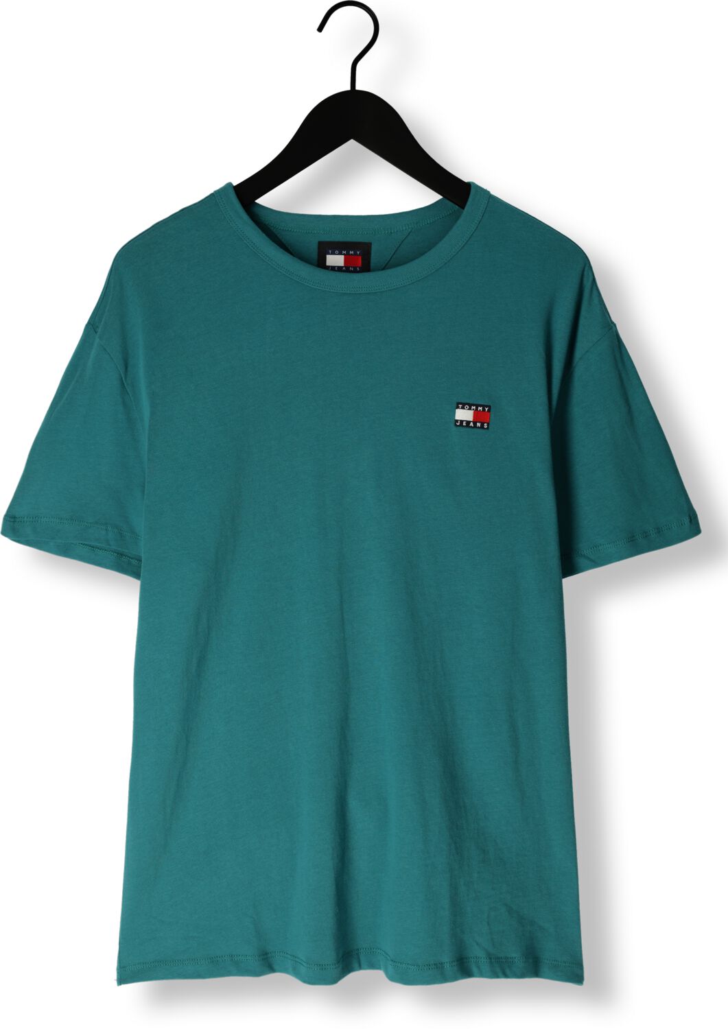 TOMMY JEANS Heren Polo's & T-shirts Tjm Reg Badge Tee Ext Groen
