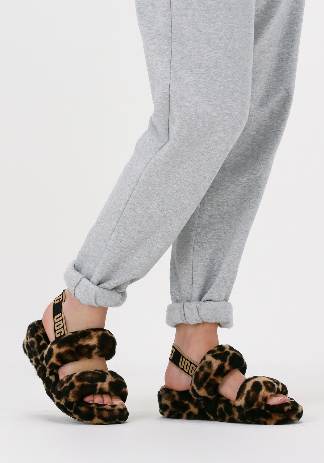 Beige UGG Platte sandalen W OH YEAH - large