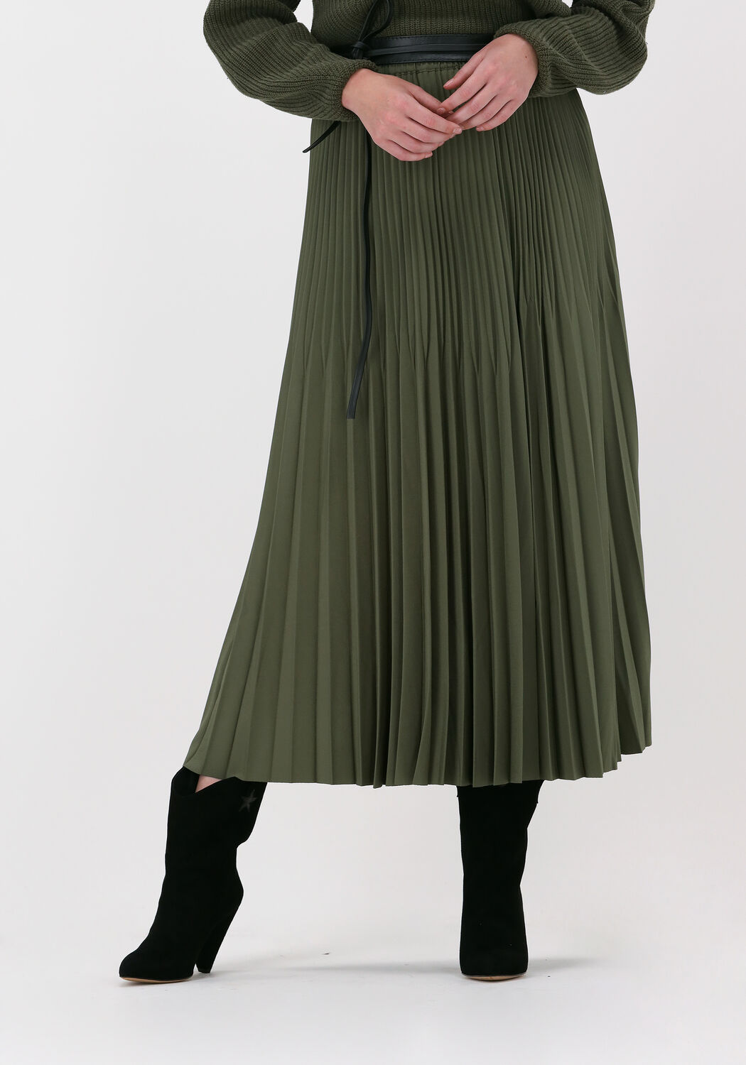 Groene plisse rok sale
