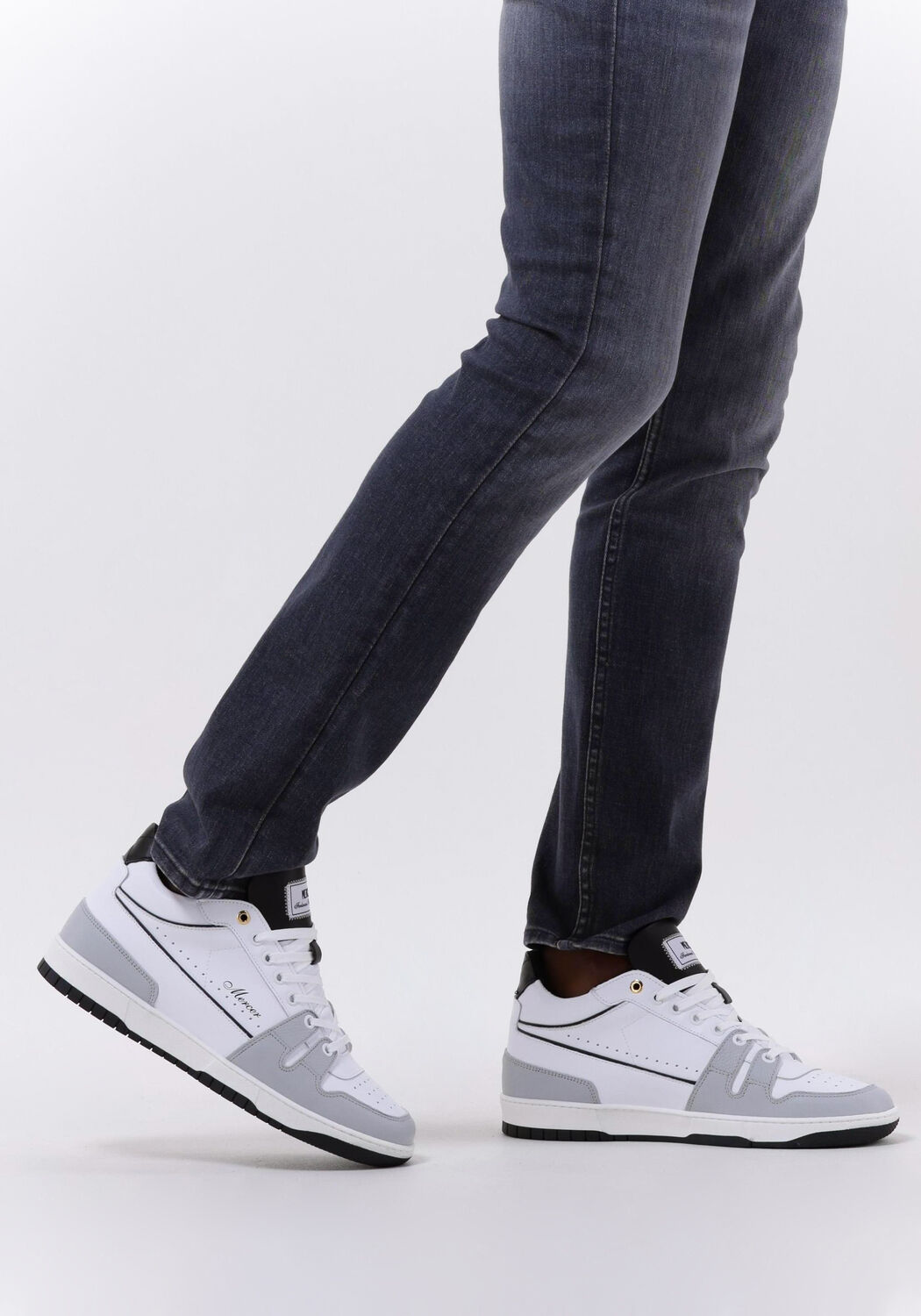 Witte MERCER AMSTERDAM Lage sneakers THE BROOKLYN LOW - large