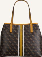 Bruine GUESS Handtas VIKKY TOTE - medium
