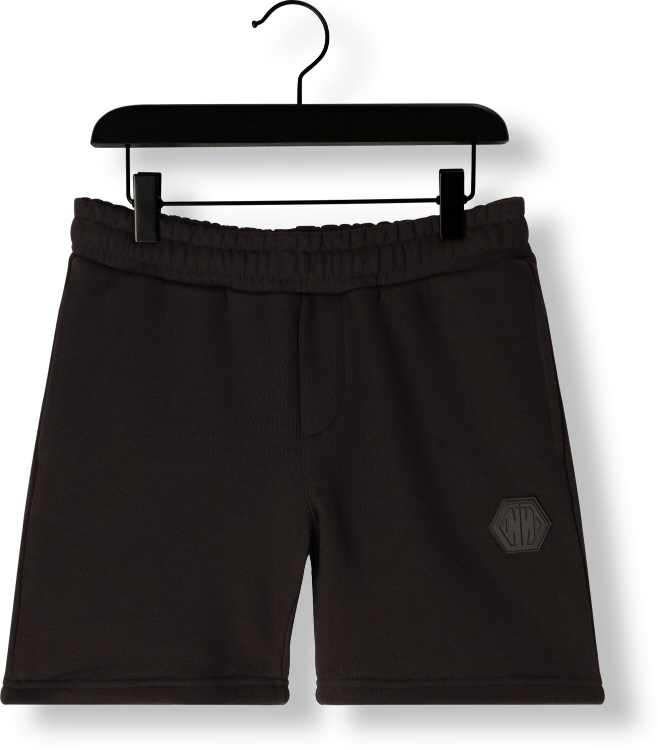 NIK & NIK Jongens Broeken Icon Sweatshort Zwart