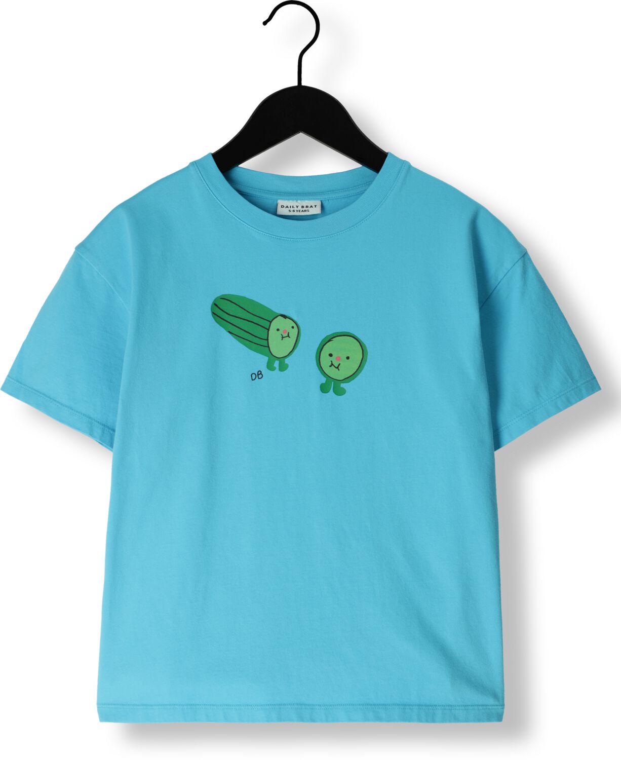 DAILY BRAT Meisjes Tops & T-shirts Cute Cumber T-shirt Blauw
