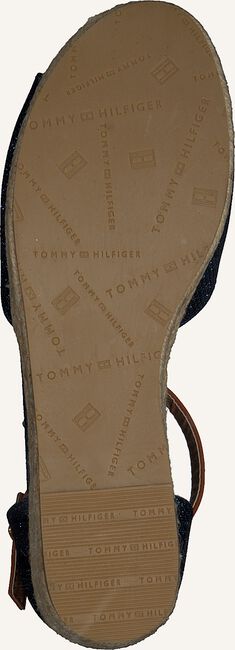 Blauwe TOMMY HILFIGER Platte sandalen ROPE WEDGE SANDAL Blauwe TOMMY HILFIGER Platte sandalen ROPE WEDGE SANDAL - large