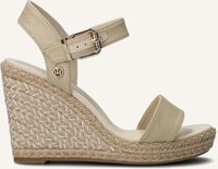 Gouden TOMMY HILFIGER Sandalen SHINY TOUCHES HIGH WEDGE - medium