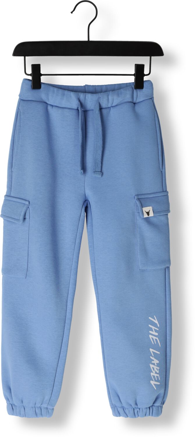 ALIX MINI Jongens Broeken Knitted Cargo Sweat Pants Blauw
