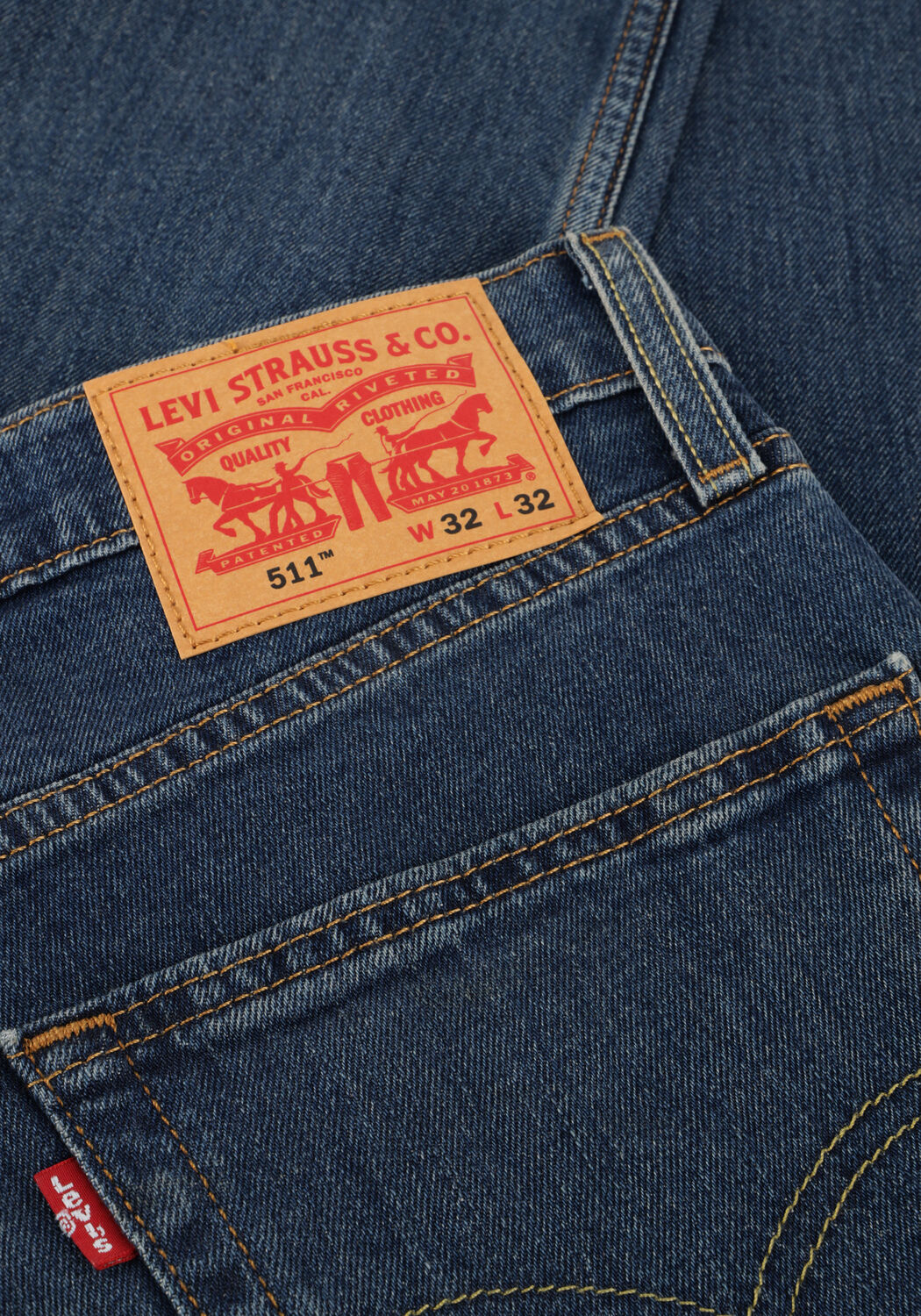 Blauwe LEVI'S Straight leg jeans 511 SLIM - large