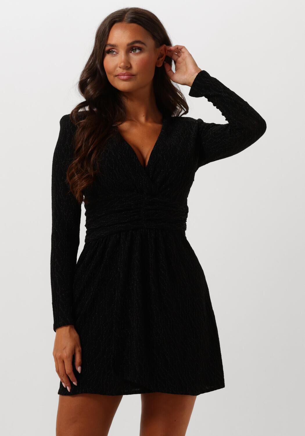 Suncoo Zwarte Mini Jurk Cadix Black Dames