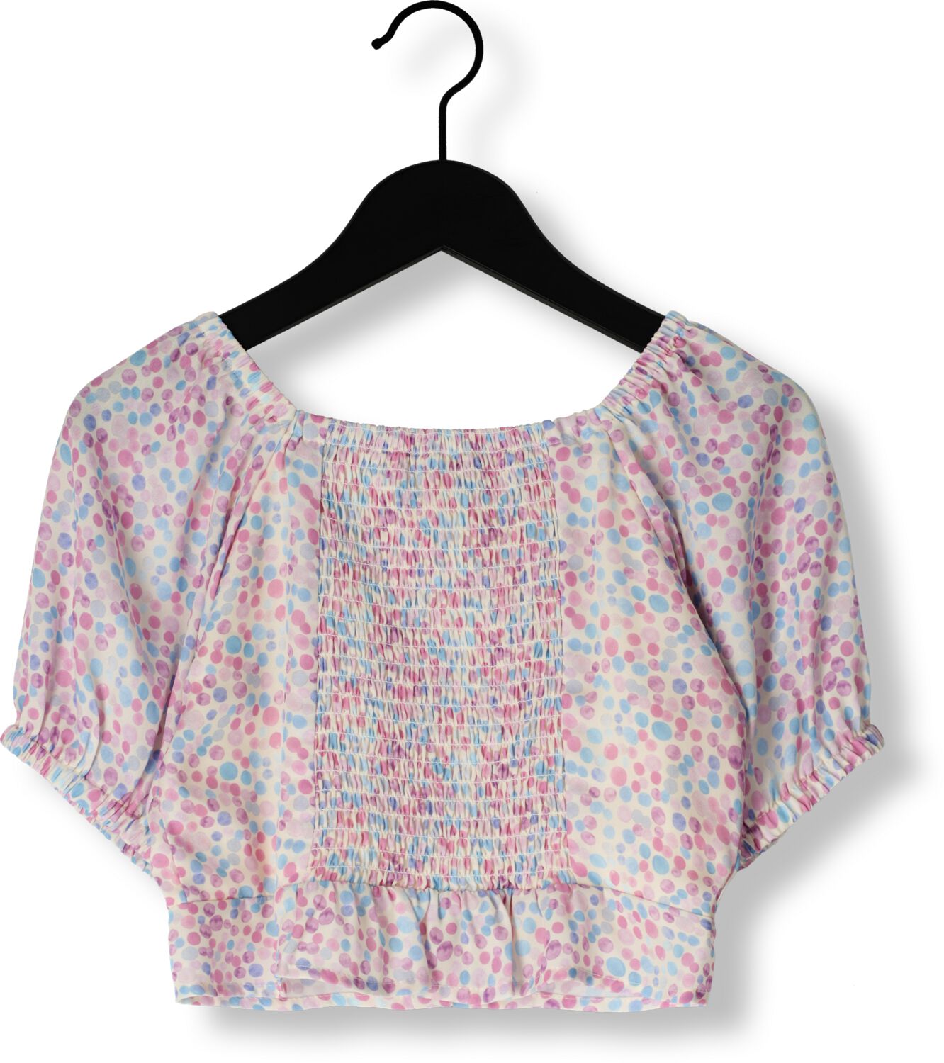 NONO Meisjes Blouses Tomas Cropped Blouse Blauw