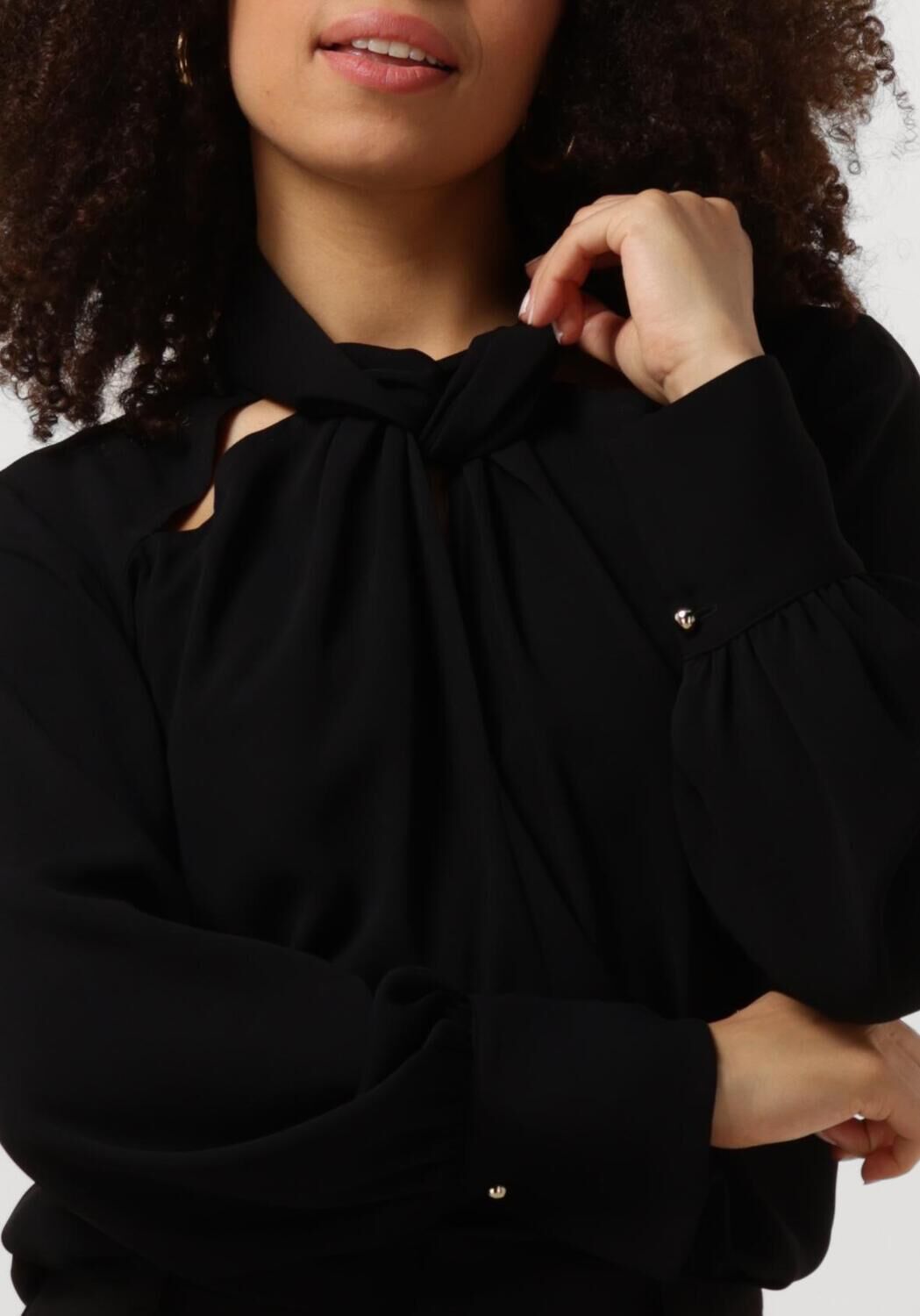 LIU JO Dames Blouses Tunica Cut Out Zwart