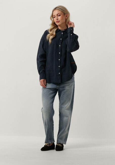 Donkerblauwe MOSCOW Blouses 94A-05-BUTTO - large