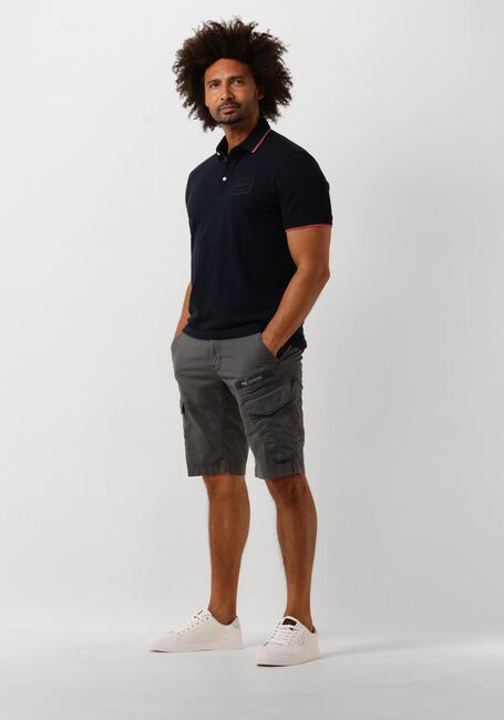 Blauwe PME LEGEND Polo SHORT SLEEVE POLO STRETCH PIQUE PACKAGE - large