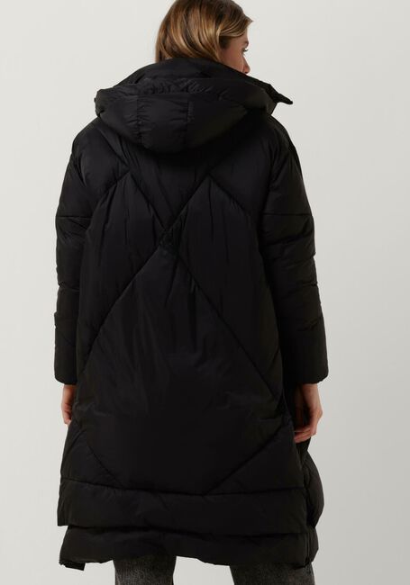Zwarte CANADIAN Gewatteerde jas EUGENIE RECYCLED LONG - large