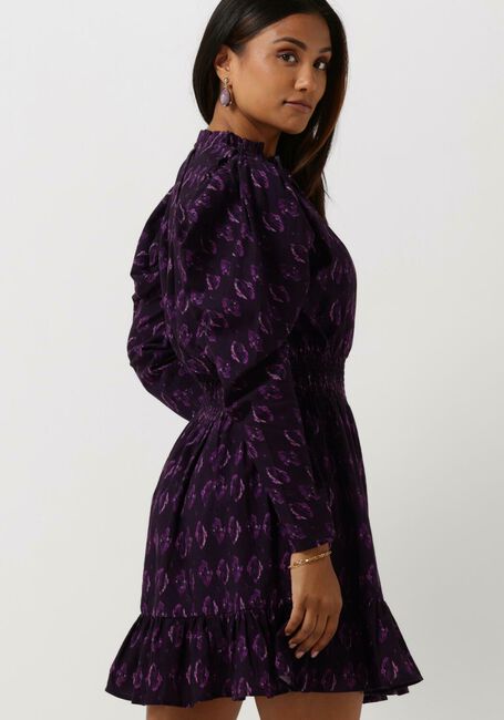 Paarse NOTRE-V Mini jurk MINI DRESS NV-AVERY - large