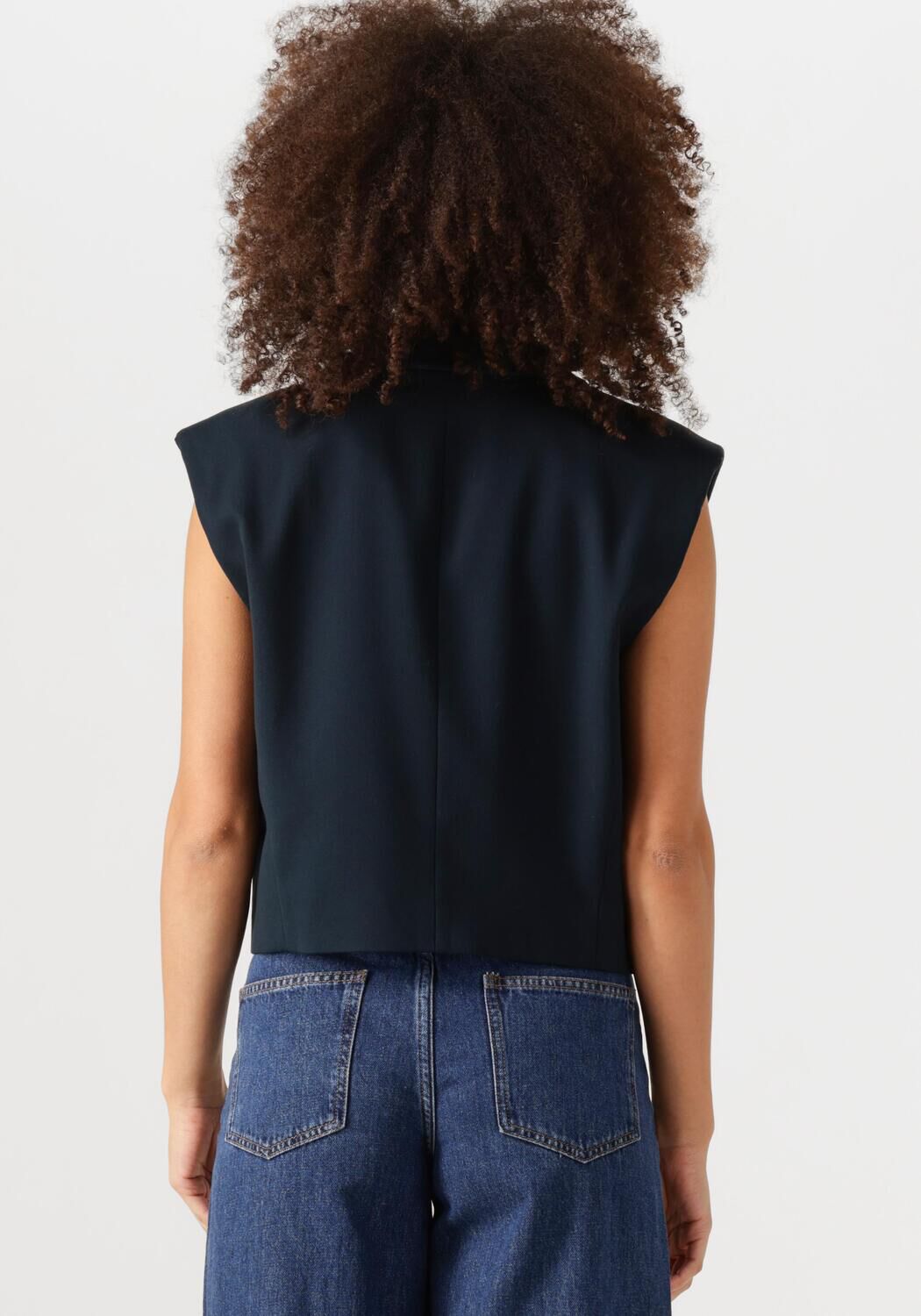 COPENHAGEN MUSE Dames Blazers Cmtailor-short Waiscoat Donkerblauw
