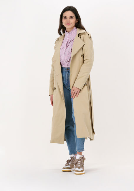 Beige OBJECT Trenchcoats OBJCLARA NEW TRENCH COAT NOOS - large