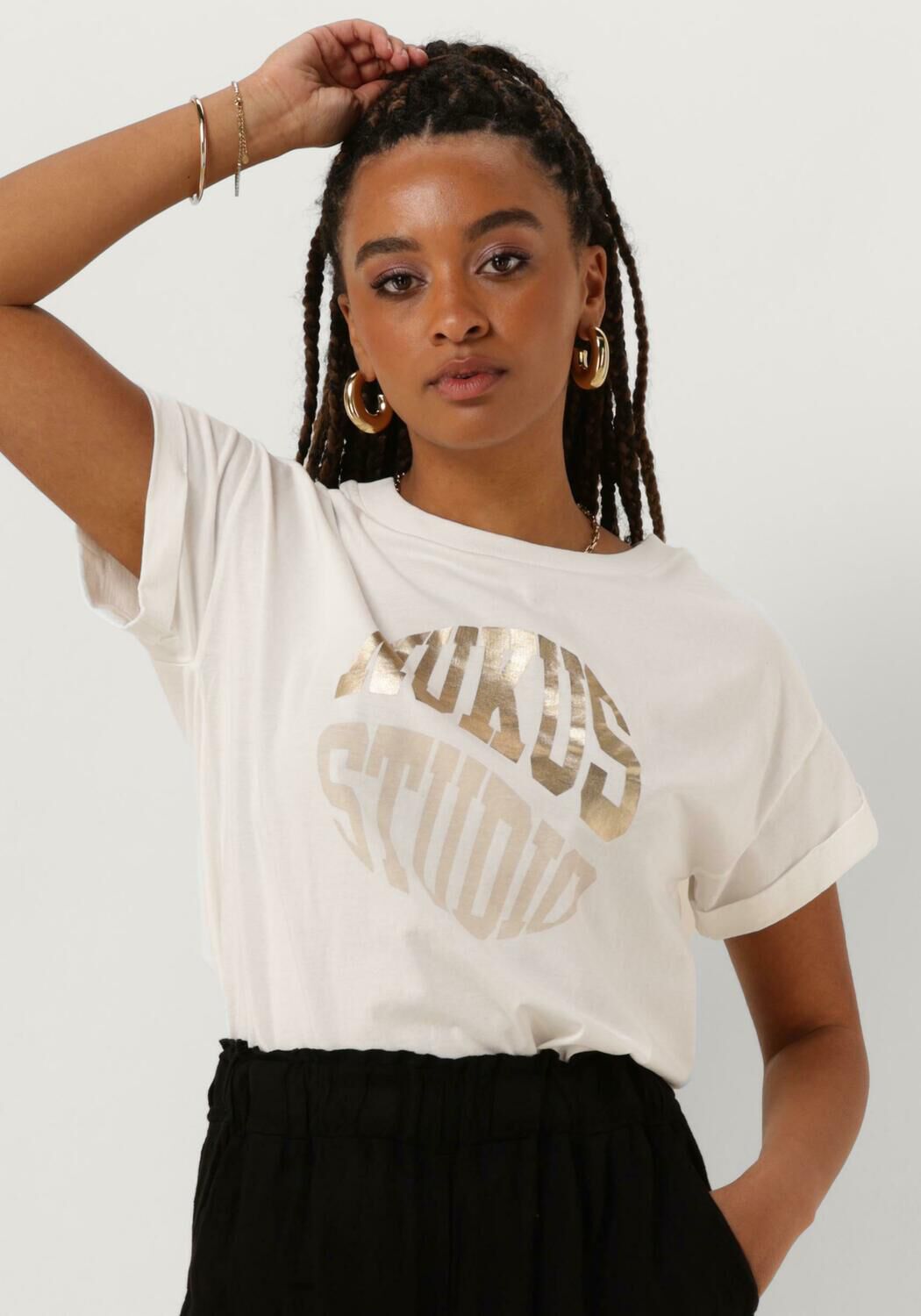 NUKUS Dames Tops & T-shirts Hannah Shirt Wit