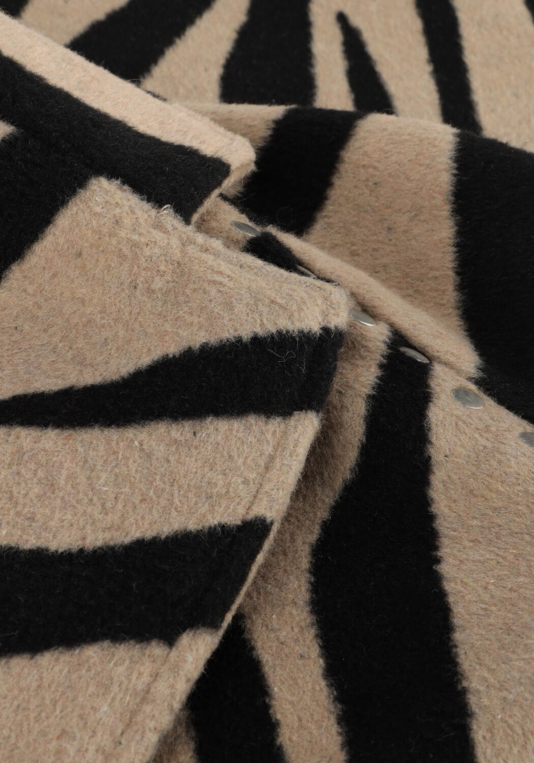 Camel GOOSECRAFT Mantel GC LOTTA ZEBRA COAT - large