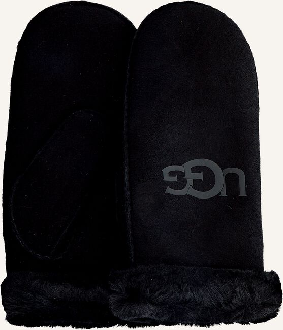 Zwarte UGG Handschoenen SHEEPSKIN LOGO MITTEN Zwarte UGG Handschoenen SHEEPSKIN LOGO MITTEN - large