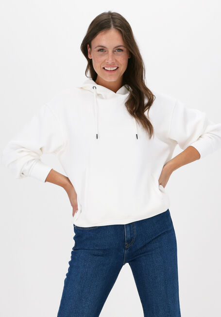 Gebroken wit MSCH COPENHAGEN Sweater IMA DS LOGO HOOD SWEATSHIRT - large