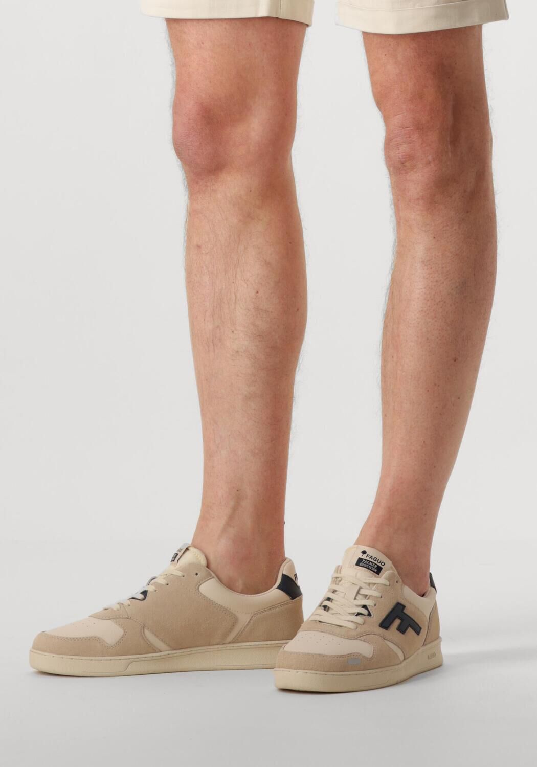 Beige FAGUO Lage sneakers PALMER LEATHER - large