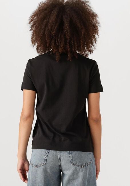 Zwarte CALVIN KLEIN T-shirt CORE MONOGRAM LOGO REGULAR FIT - large