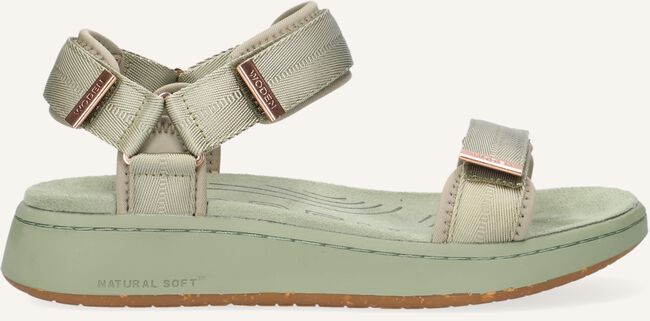 Groene WODEN Platte sandalen LINE Groene WODEN Platte sandalen LINE - large