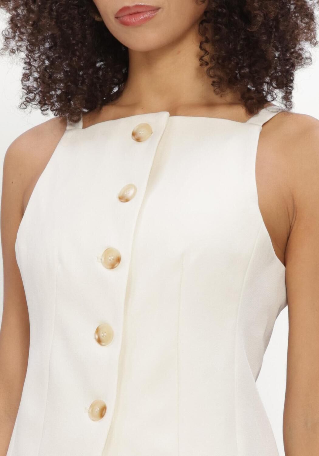 Ecru NEO NOIR Gilet KYLIE STRUCTURE WAISTCOAT - large