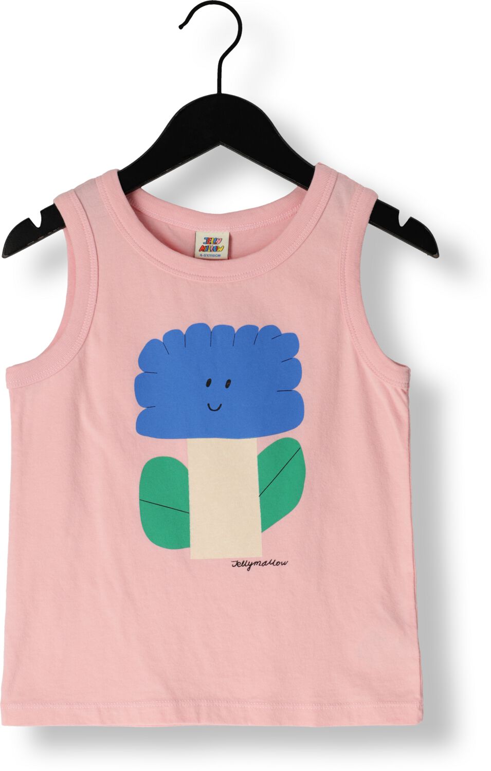 Jelly Mallow Meisjes Tops & T-shirts Big Flower Sleeveless T-shirt Lichtroze-5Y